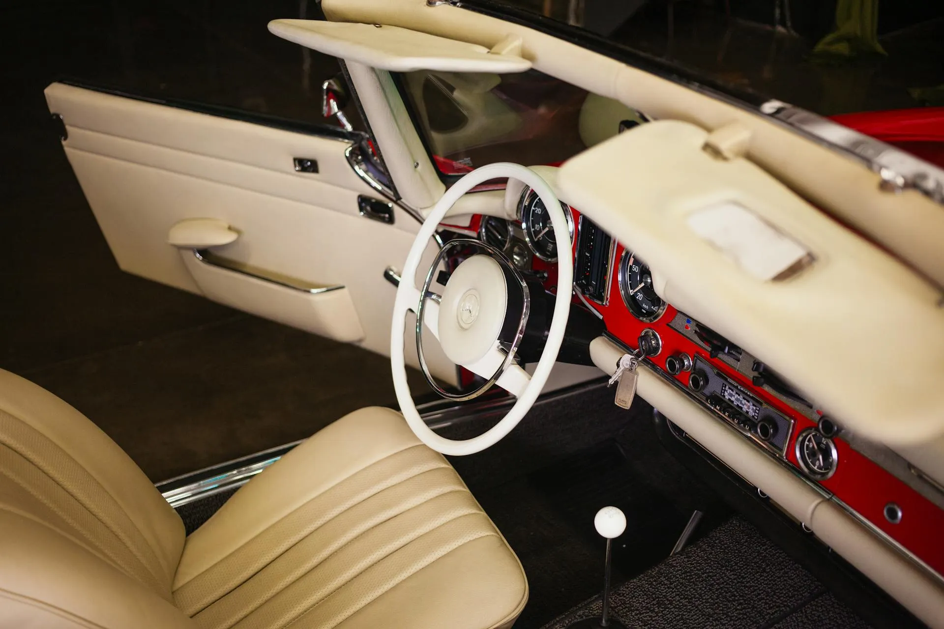 Classic car interior restoration